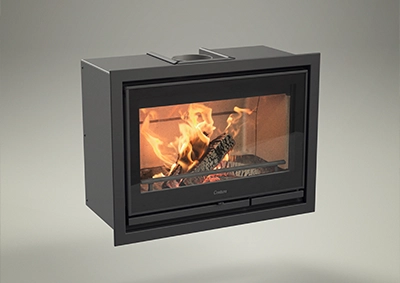 Kamineinsatz mit Sichtfeuer für individuelle Feuerstellen